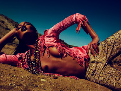 lelaid:  Joan Smalls by Mert & Marcus for the Roberto Cavalli