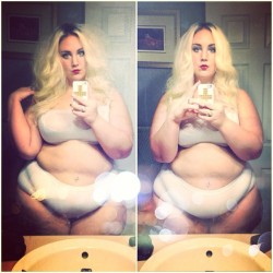 khaleesidelrey:  Styled, tamed, and bombshelled #hair. I also beautify in my super-lover costume (or underwear to the rest of you). #effyourbeautystandards #honormycurves #plussize #plussizelingerie #curves #curvy #softgirls #biggirlbeauty 