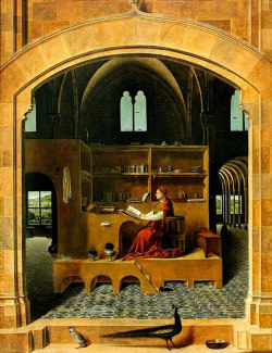 Antonello da Messina. St. Jerome in his Study. c.1475 by arthistory390