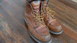 warpandweftblog:  BOOT LOVE: Red Wing Heritage 875 Moc Toe The