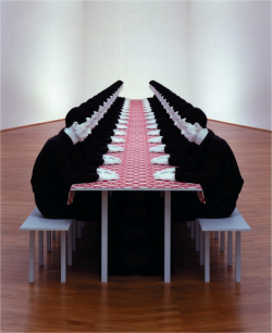 contemporary-art-blog:  Katharina Fritsch, Tischgesellschaft,