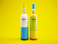 fer1972:  Wine, or maybe not?: The Simpsons Wine Bottles Design