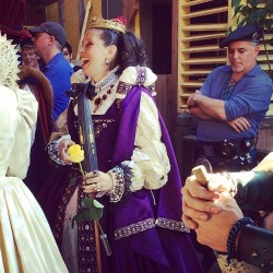 thisjustn:  Yes, this is her majesty the Queen of #renfair. And