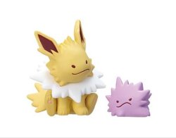 retrogamingblog:The Pokemon Center released a line of Ditto Eeveelution