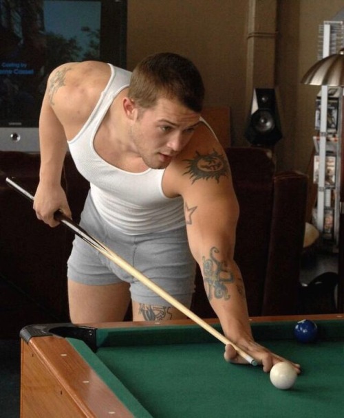 funnakedguys2:  lose at pool, get naked on the table ;) 