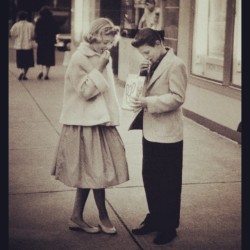I wish we lived in the era of cute dates like going to the movies