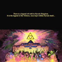 xercis:  “Said to be a gift of the gods, the Triforce could