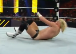 rwfan11:  Ziggler pulling his trunks back up @ NOC14 ….the