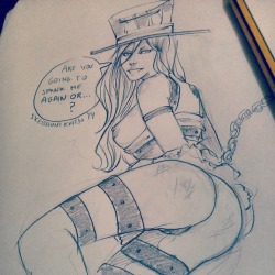 Aaand the lovely Caitlyn! Yes, Cait, sketches are finished for