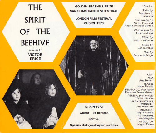 The Spirit Of The Beehive, promo booklet (Contemporary Films, 1973).