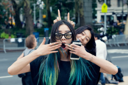 koreanmodel:  Streetstyle: Irene Kim and Choi Jun Young at NYFW