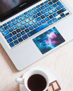 wnq-writers:  culturenlifestyle:Beautiful Nebula Inspired Keyboard