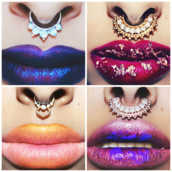 baestheticsss:trutzzzz:  Love  I have got to get a septum piercing