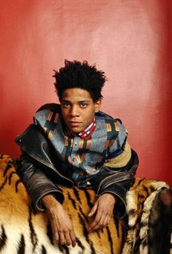 vintagesalt:Jean-Michel Basquiat photographed by Lizzy Himmel