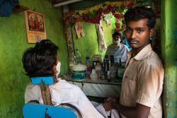 Barbershop, Badami by Marji Lang on Flickr.