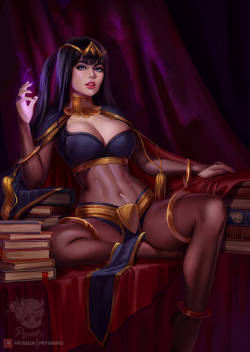 youngjusticer:  Tharja is a mage. Contrary to the nature of dark