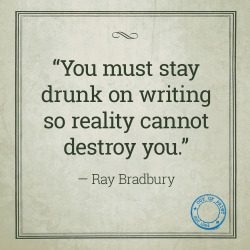 enscenic: outofprintclothing:  Happy Birthday, Ray Bradbury!