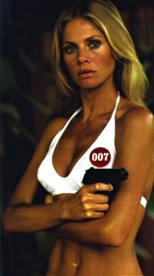 Britt Ekland in a publicity still from The Man with the Golden