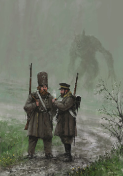 jakubsan:  ‘Monday’concept art from my  ‘1863 - Wolfpack
