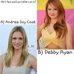 d-y-l-d-o-m:  celebwhowouldurather:  Who’s face would you rather