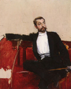 artmastered:  Giovanni Boldini, Portrait of John Singer Sargent,