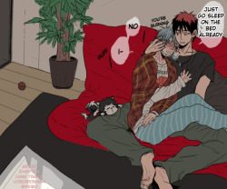 cecil-lulu:  Kuroko catches a cold.. still on KnB trans rampage