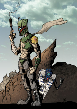 borderlandsgame:      Boba in Borderlands fan art by stain-art