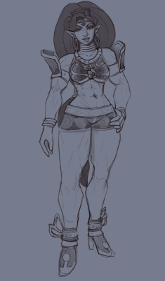 tinyfaceart: The new Gerudo girls are really nice.   My Twitter