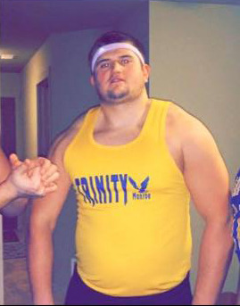 thedk159:  Here’s little update on this guy who joined the football team. Still surprised at how big he got! Considering how skinny he was in high school. (Submission) Great update! Looks like he’s still big! You can see it in his face how round it