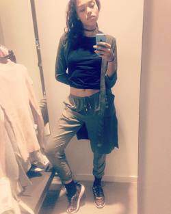 sheandherbaby:  Fitting room pics ðŸ™‚ this was my outfit