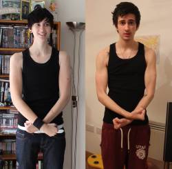 jammi-dodger:  thatstrangekid63:  jammi-dodger:  Pre-T to 22 months on T I wanted to re-create this comparison I did for my one year on T because Iâ€™ve noticed a lot more changes. Â   reblogging for the second time today because itâ€™s just so amazing