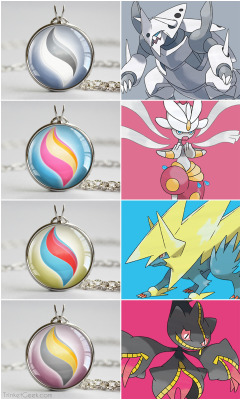 trinketgeek:  Another four mega pokemon have been given pendants!