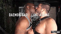 bearsofcolor:  Lanz Adams and Daemon Sadi on Hairy & Raw