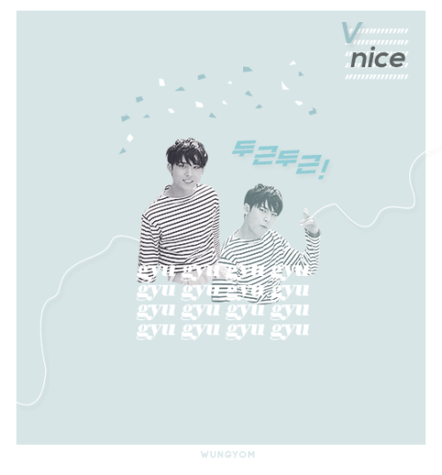 wungyom:  Mingyu x very nice x blue 