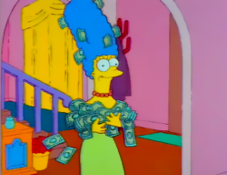 powrightinthekisser: This is Money Marge. Reblog for a miracle