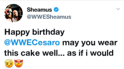 deidrelovessheamus:  Happy Birthday Cesaro may your wear this