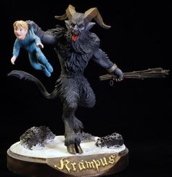 michaeldellamorte:  Krampus III Statue, by Dellamorte & Co.painted