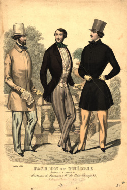 moika-palace:  Men’s fashions, July 1848. 
