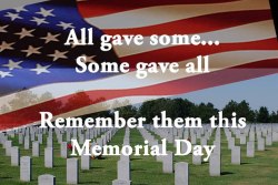 herefortheholidays:  Memorial Day is a United States federal