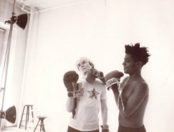 yazzyshakur:  Andy & Basquiat 