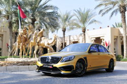 motoringexposure:  Brabus Rocket 900 Desert Gold Edition