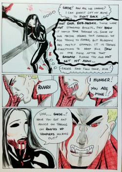 Kate Five vs Symbiote comic Page 122  Ghede confirms just how