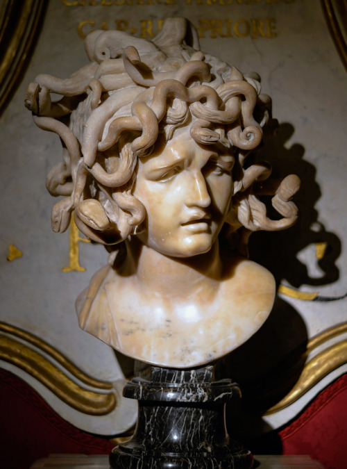 mynocturnality:  Medusa’s head by Bernini, The Capitoline