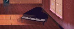 everydaylouie:evil piano(i avoided this room like the plague