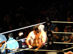 fuckwrestling:  Dean & Cesaro WWE London 6-11-15