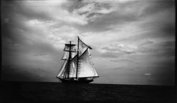 totheseainships:  South Seas sailing ship, by Walker Evans 