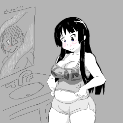 more-moe-more-problems:   chubby mio :3  You know, I can’t