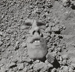 desjolieschoses:  David Wojnarowicz, Untitled (Face in Dirt),