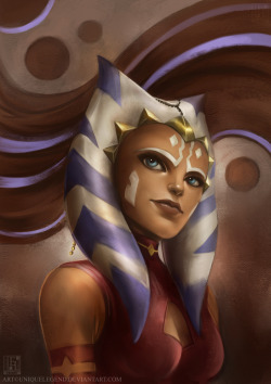 superheropinups:  Ahsoka Tano - EternaLegend 