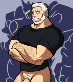 sandersbara:  Reinhardt from OverwatchArtists: @k0uya @doctor-anfelo